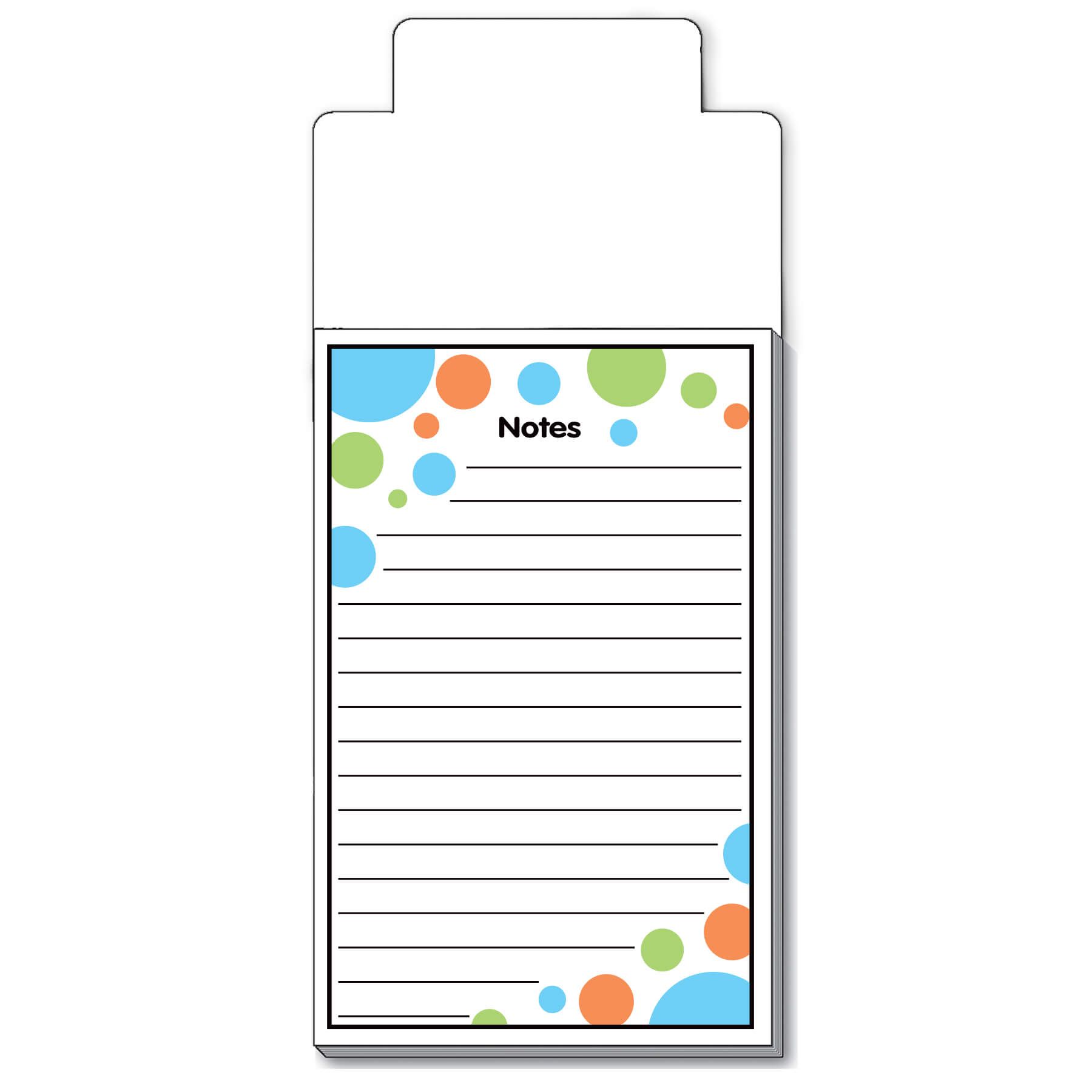 Blank Magnet with Bubbles Pad
